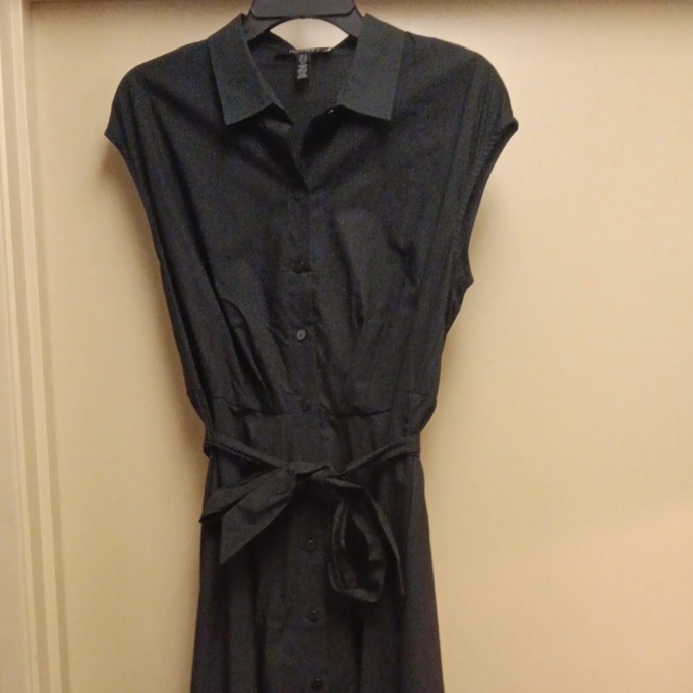 Ellen Tracy Sleeveless Black Maxi Dress, Size S, Mint Condition